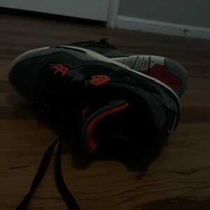 Kids Black and Red Sneakers